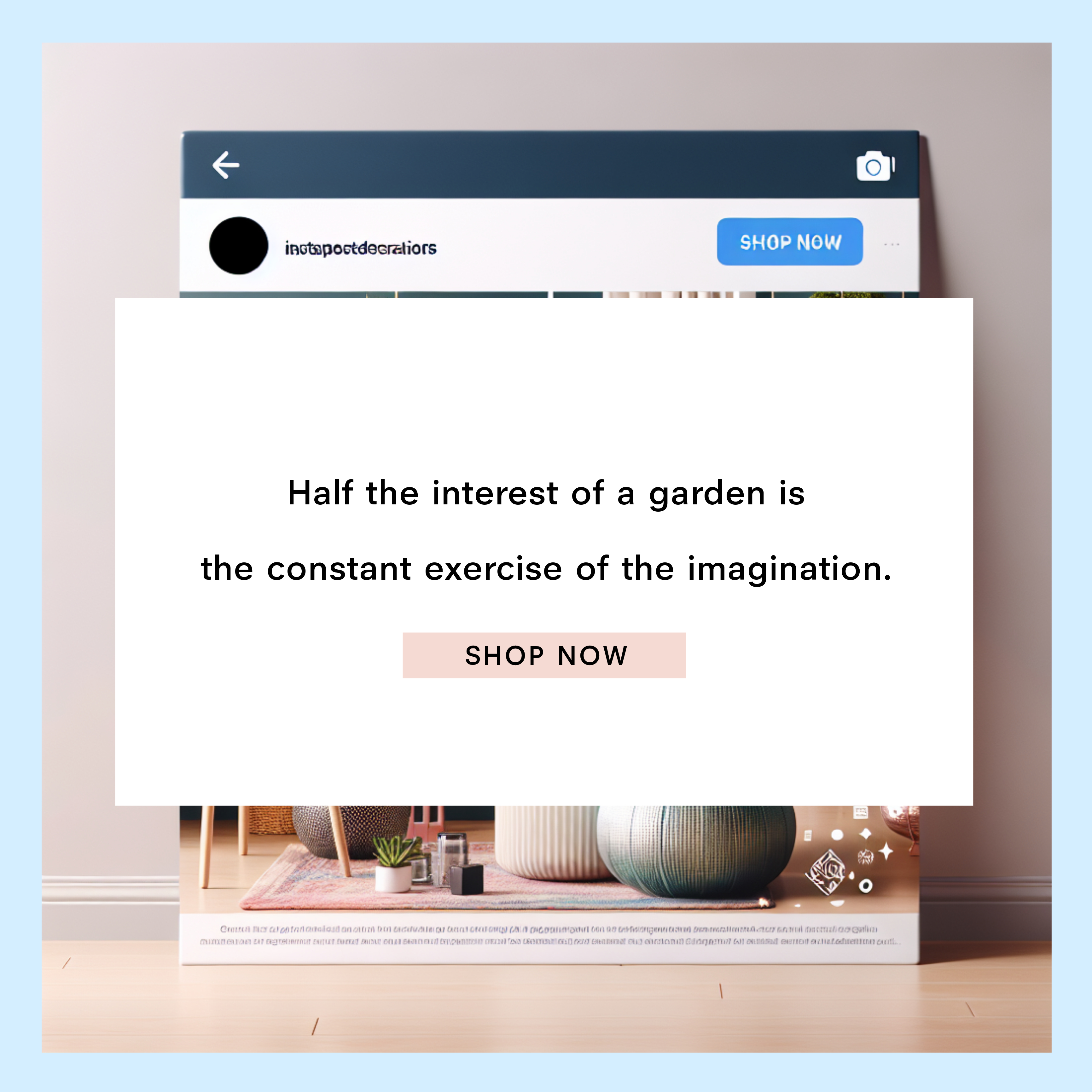 Green Inspiration Garden Ad Template