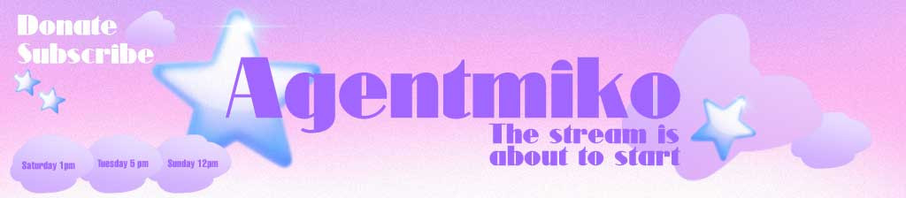 Template Elegant Lilac Streaming Event Post Design