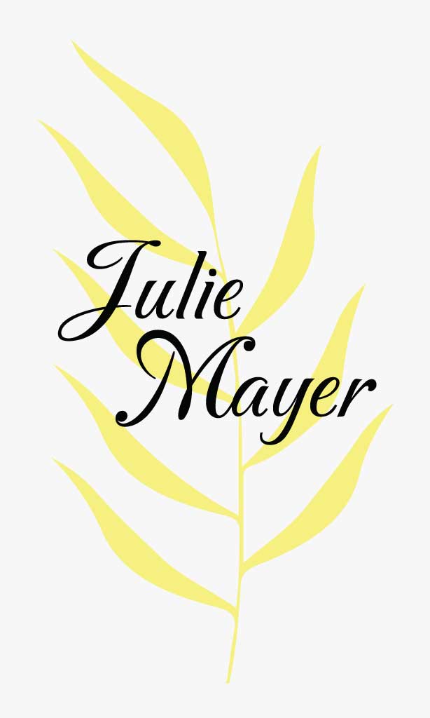 Modern Yellow Leaf Personal Business Card