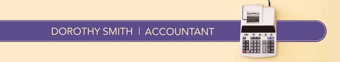 Template Professional Accountant Business Card Design Template