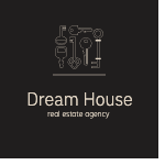 Elegant Black Real Estate Agency Poster