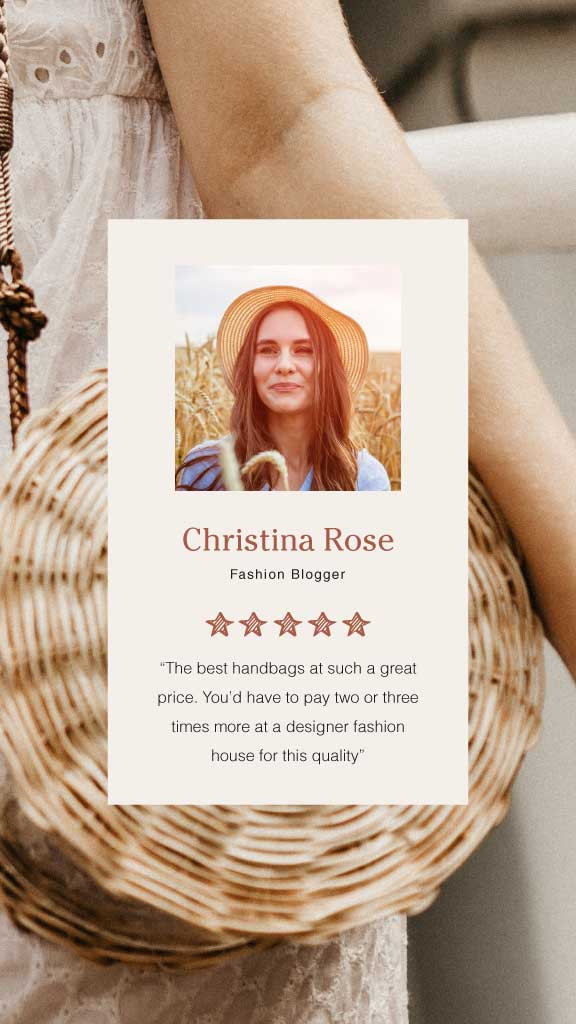 Template Chic Beige Fashion Blogger Promo Post