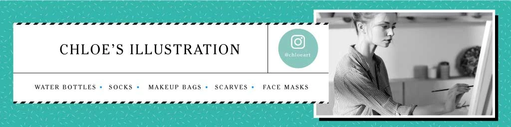 Template Elegant Teal Boutique Banner Ad Design