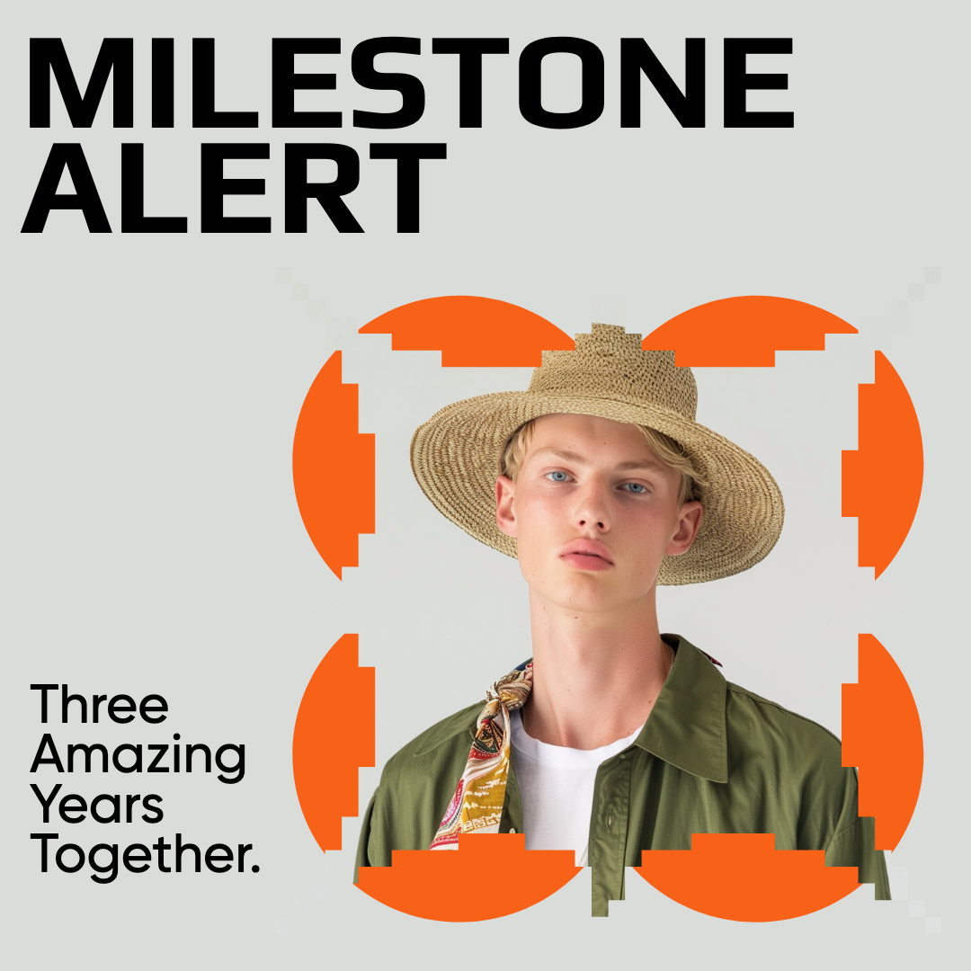 Orange Milestone Alert Instagram-Square Post