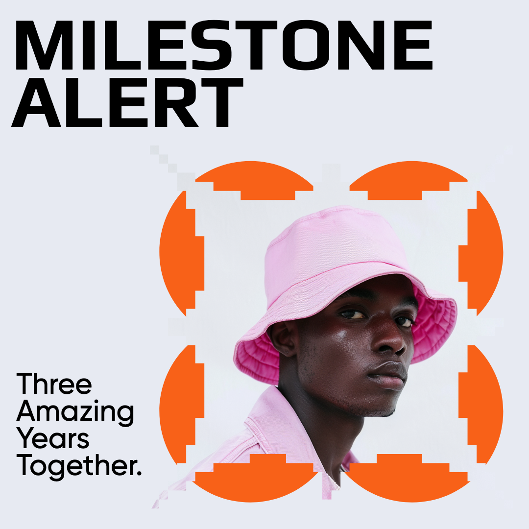 Pink Milestone Alert Instagram Post Template