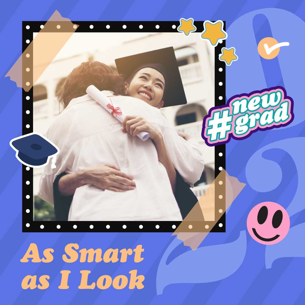 Template Celebrate New Graduates Purple Social Post