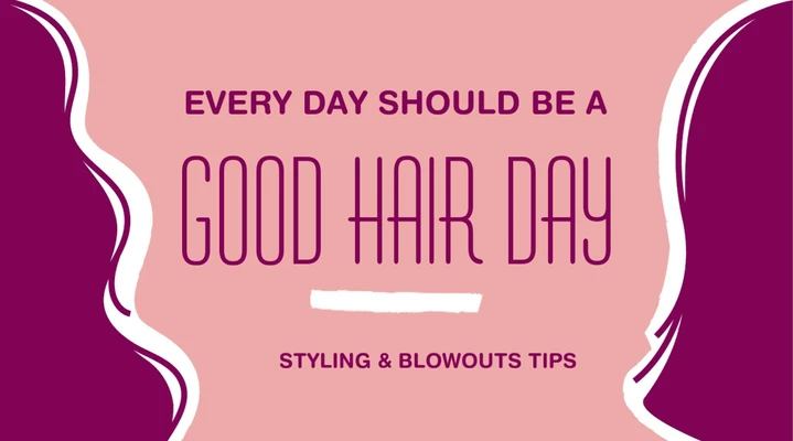 Template Chic Plum Salon Advertisement Post Template