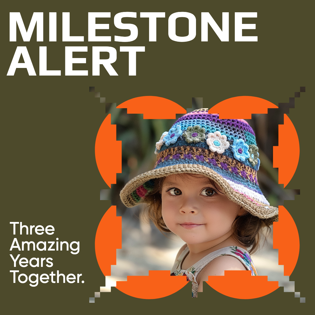 Orange Milestone Celebration Instagram-Square Post