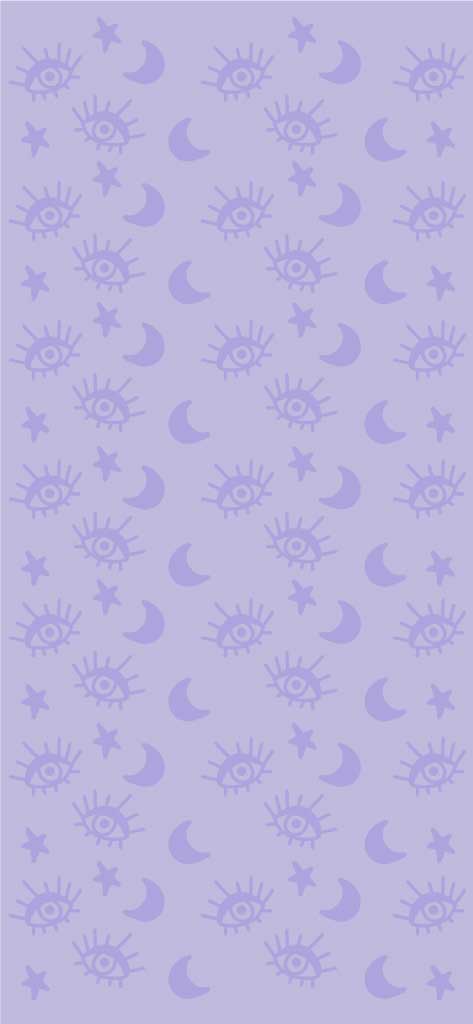 Celestial Dreams Purple Pattern Poster Design