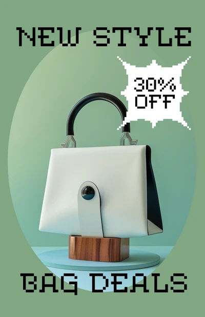 Template Trendy New Style Bag Deals Poster