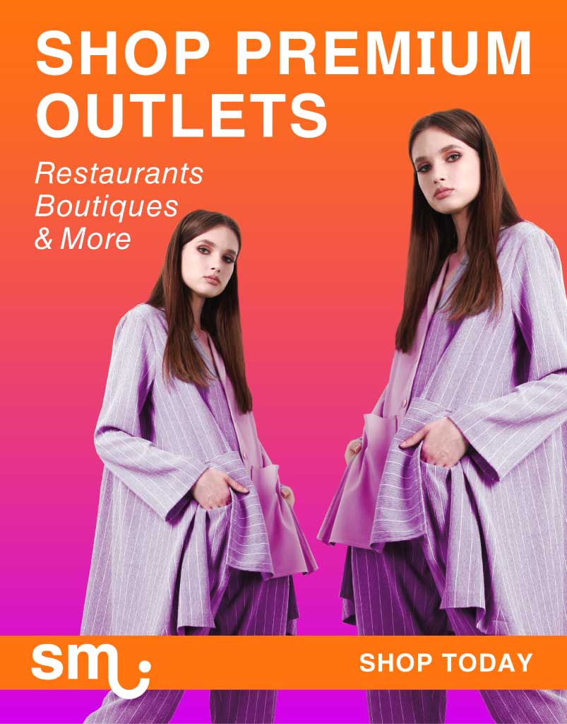 Trendy Fashion Sale Poster with Orange and Purple