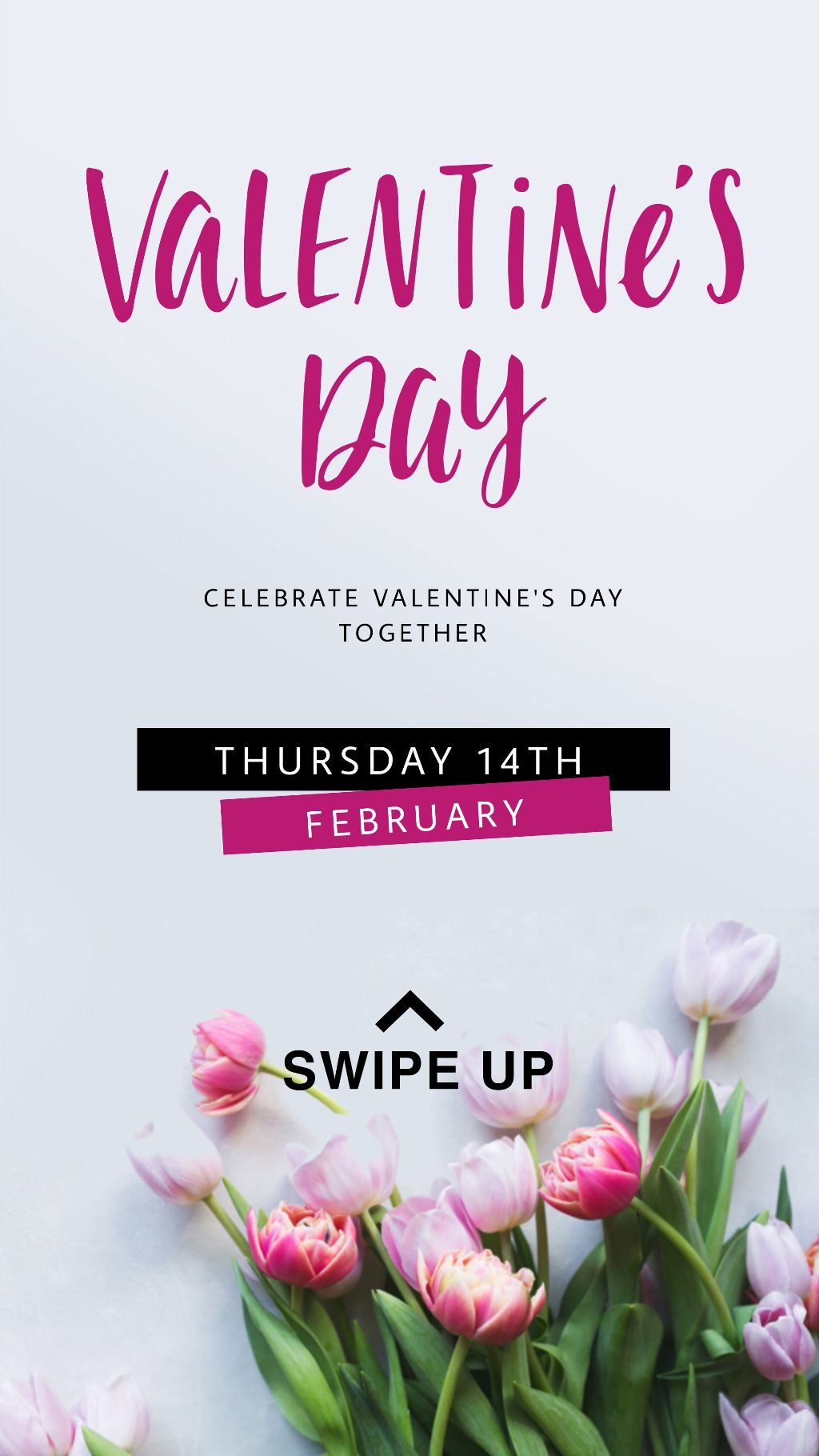 Radiant Magenta Valentine's Day Social Media Post