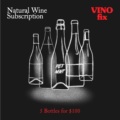 Template Chic Black Wine Subscription Ad Design