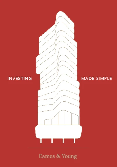 Template Red and White Modern Investing Ad Template