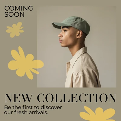 Template Elegant New Collection Instagram Square Post