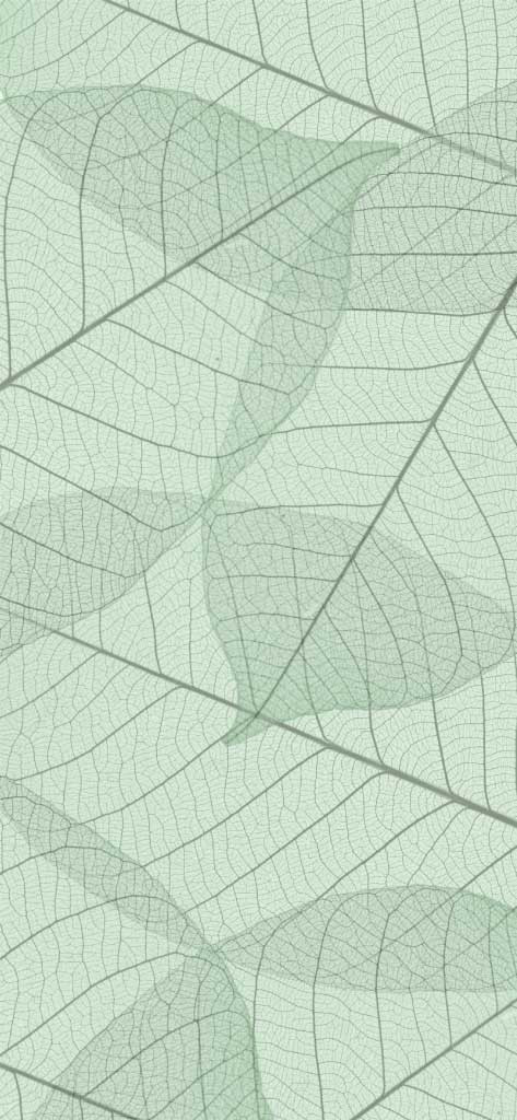 Template Sage Green Leafy Pattern Poster Design