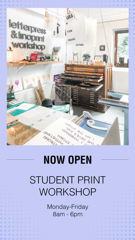 Template Creative Student Workshop Poster Design in White