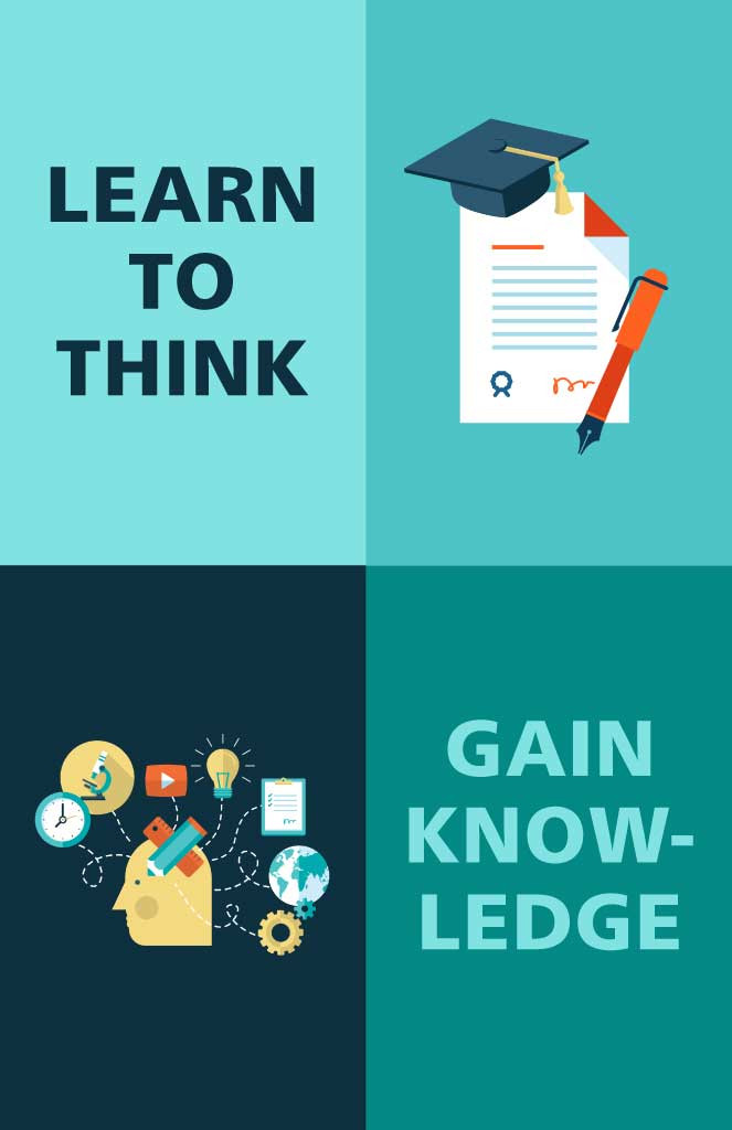 Template Educational Inspirational Poster Design Teal Orange