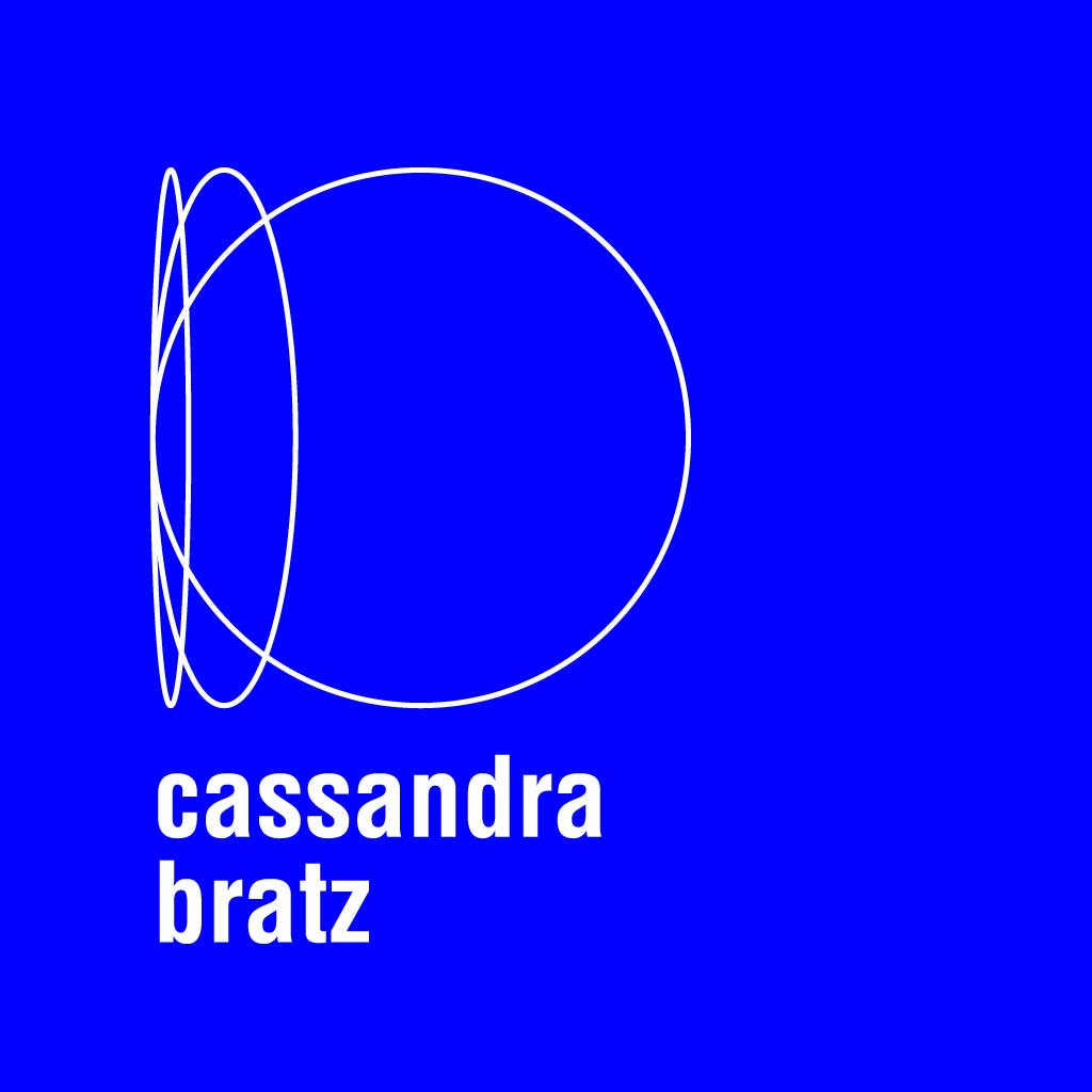 Template Bold Blue Minimalist Name Poster Design