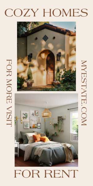 Template Warm Beige Real Estate Ad Template