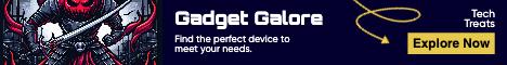 Sleek Gadget Galore Sale Web Banner