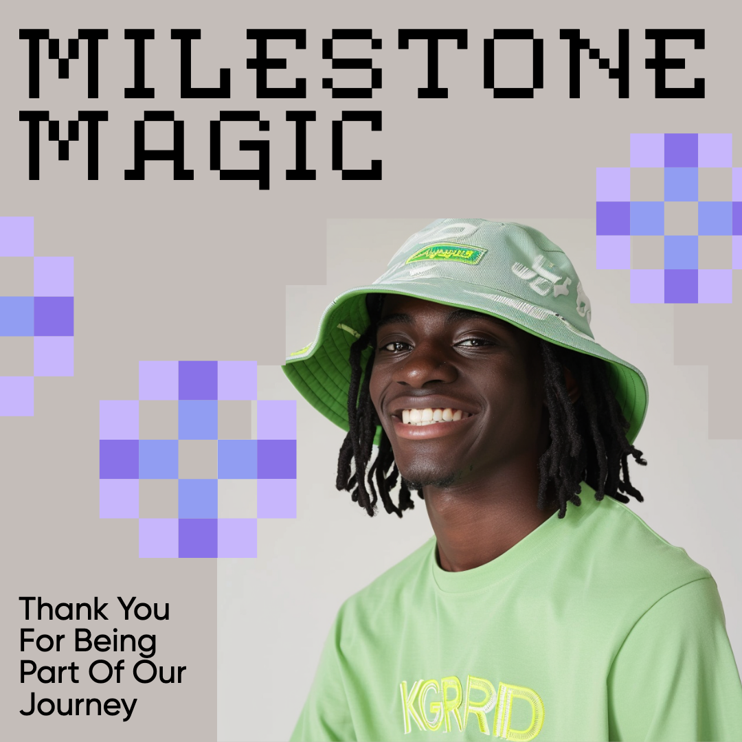 Milestone Magic Green Instagram Square Post