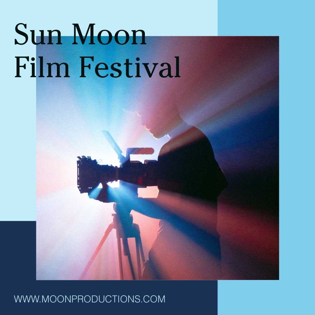 Template Blue Hues Cinematic Film Festival Poster