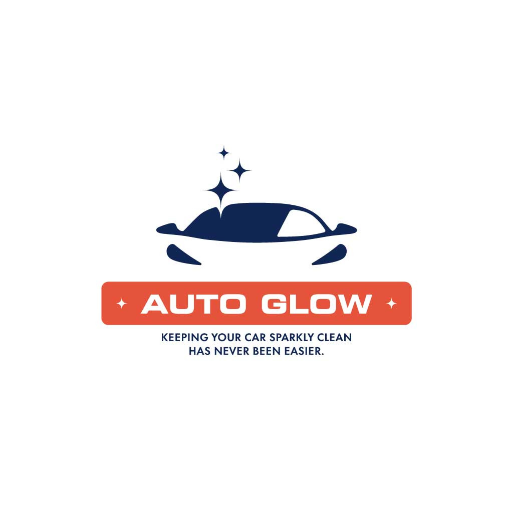 Template Sleek Navy Blue Auto Service Ad Template