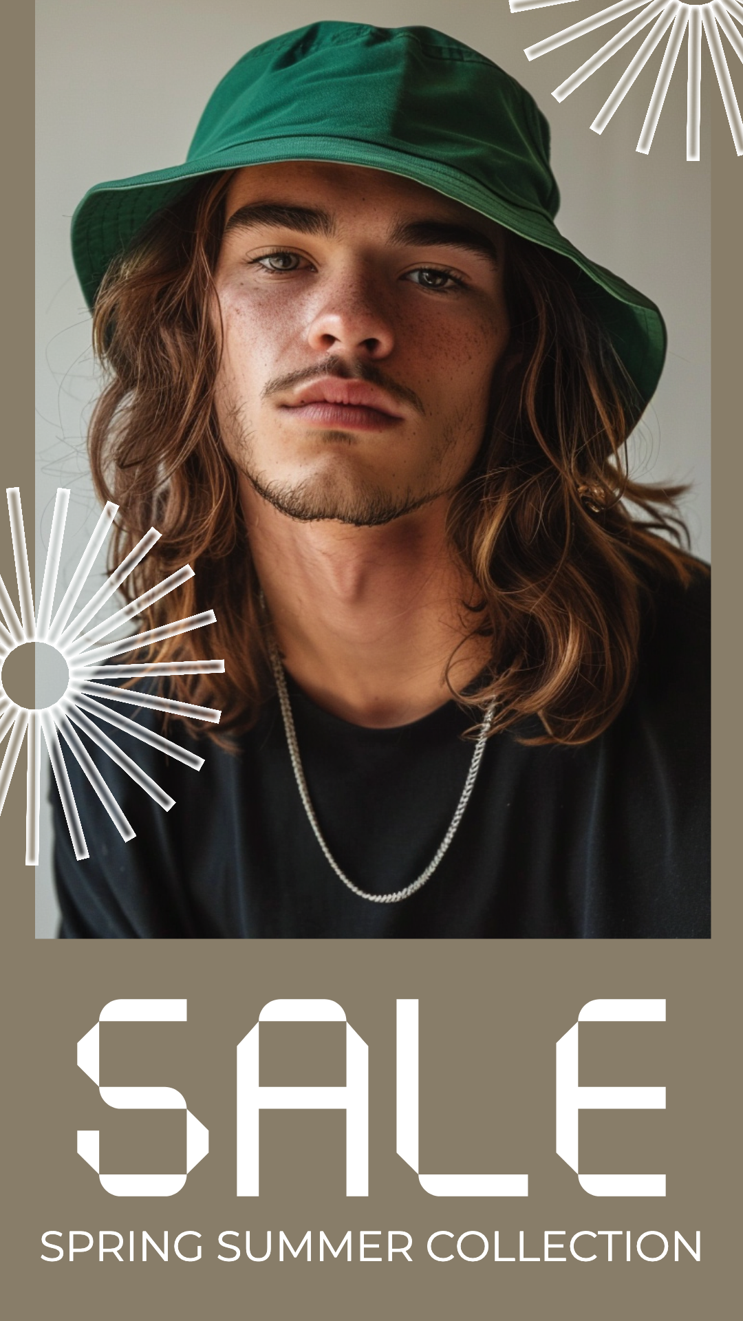 Template Green Instagram-Story for Sale Announcement