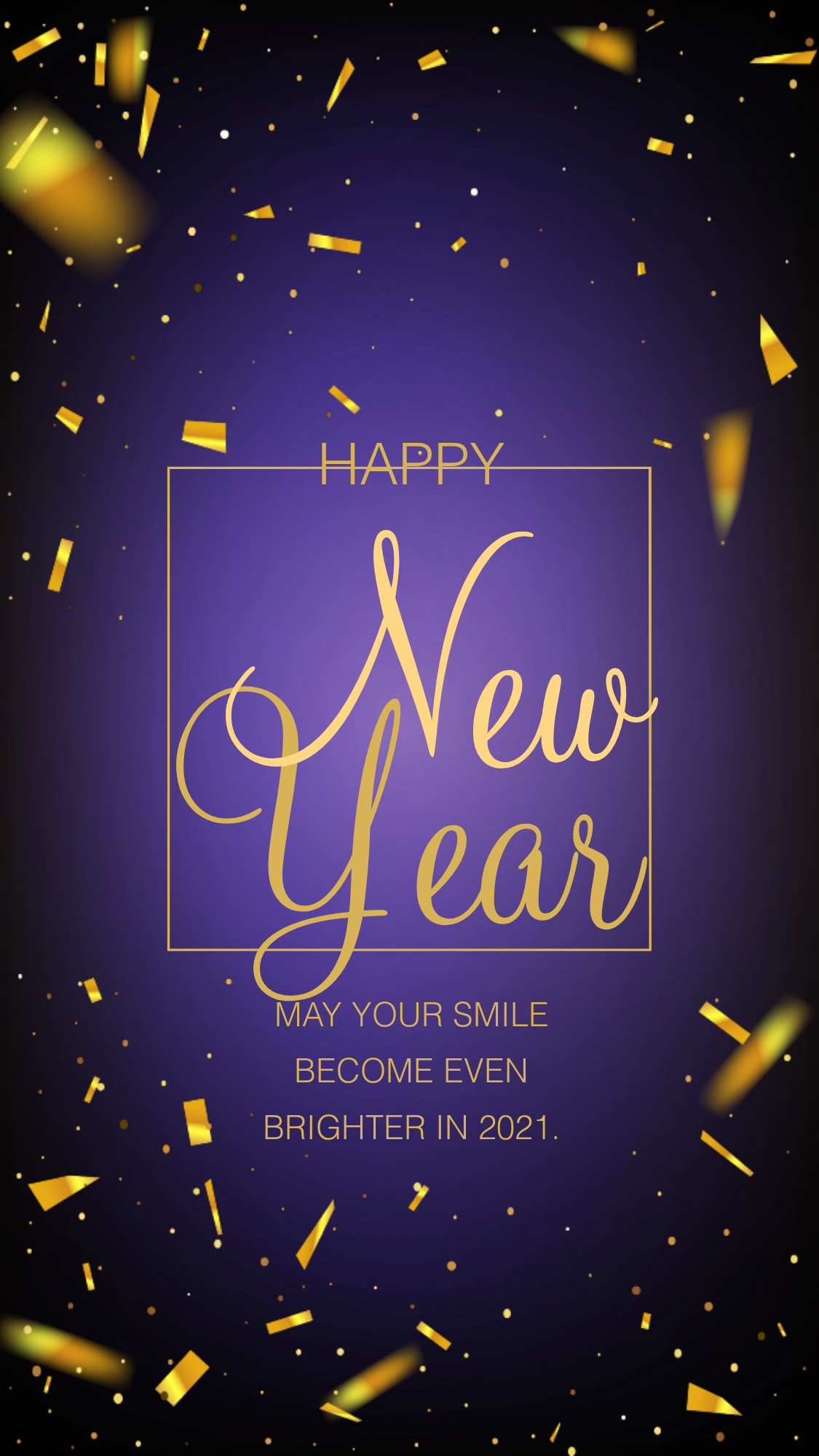 Elegant Purple New Year's Eve Poster Design