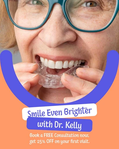 Template Bright Smile Dental Care Advertisement Poster in Teal