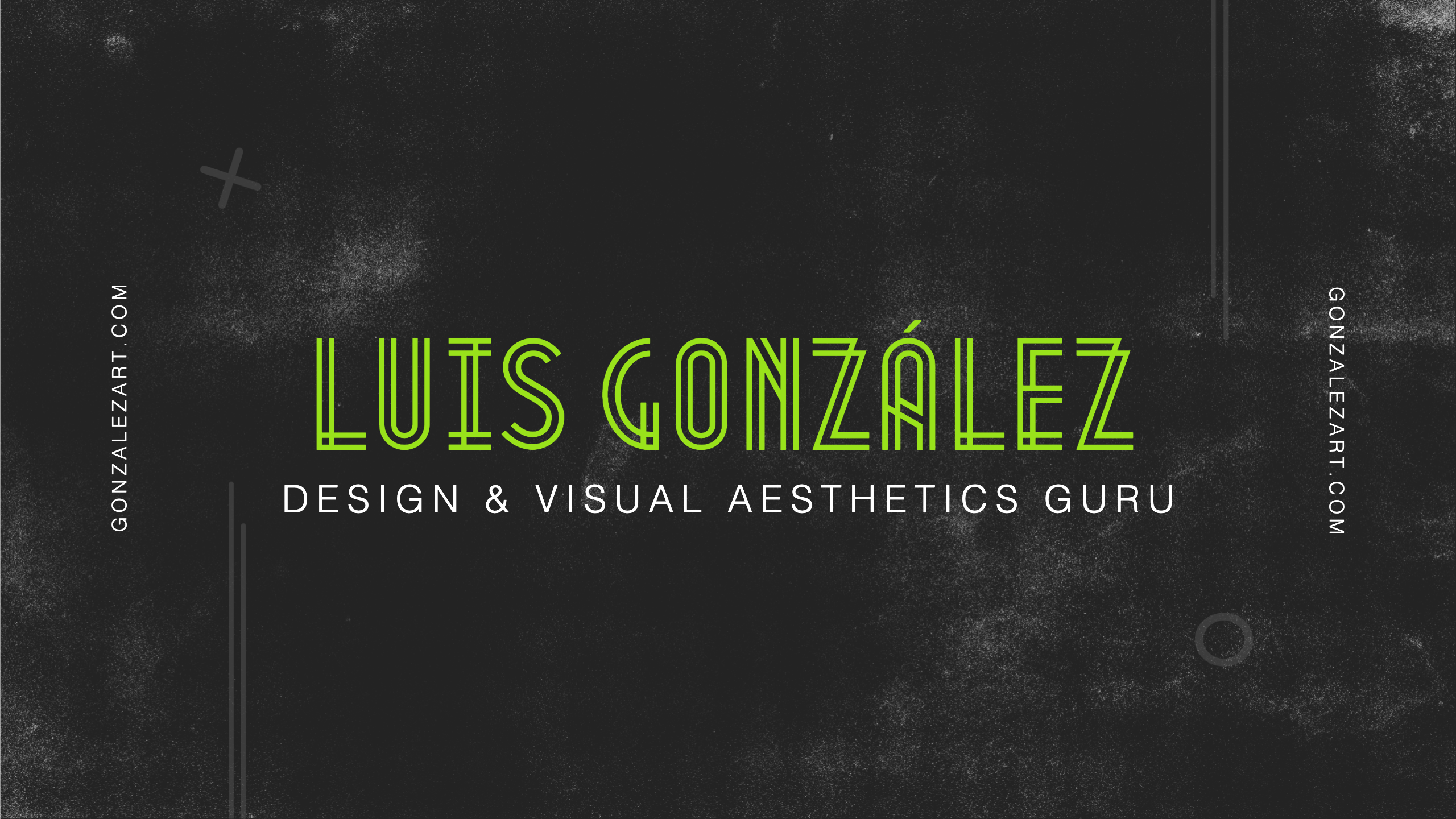 Template Black and Neon Green Personal Branding Poster