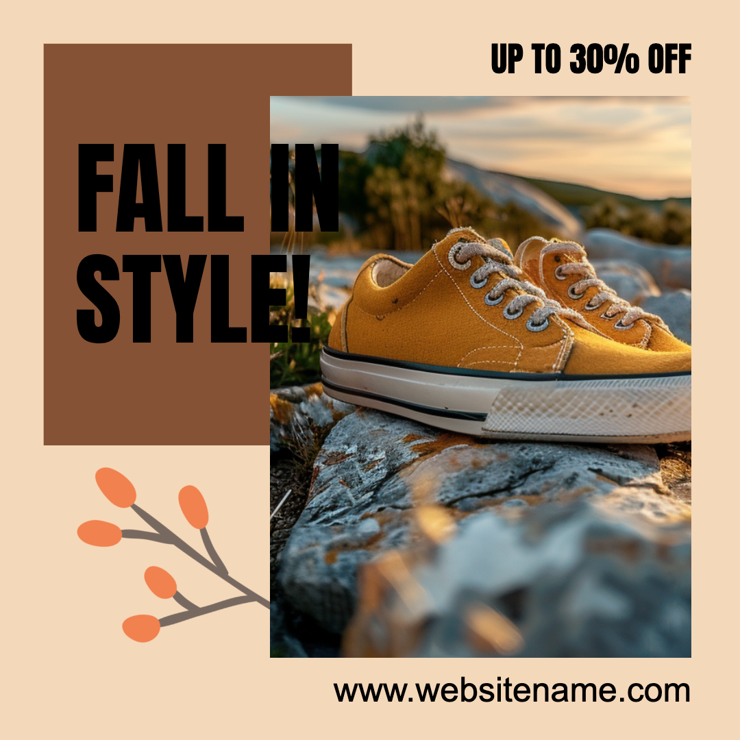 Template Instagram Square Post for Stylish Autumn Vibes