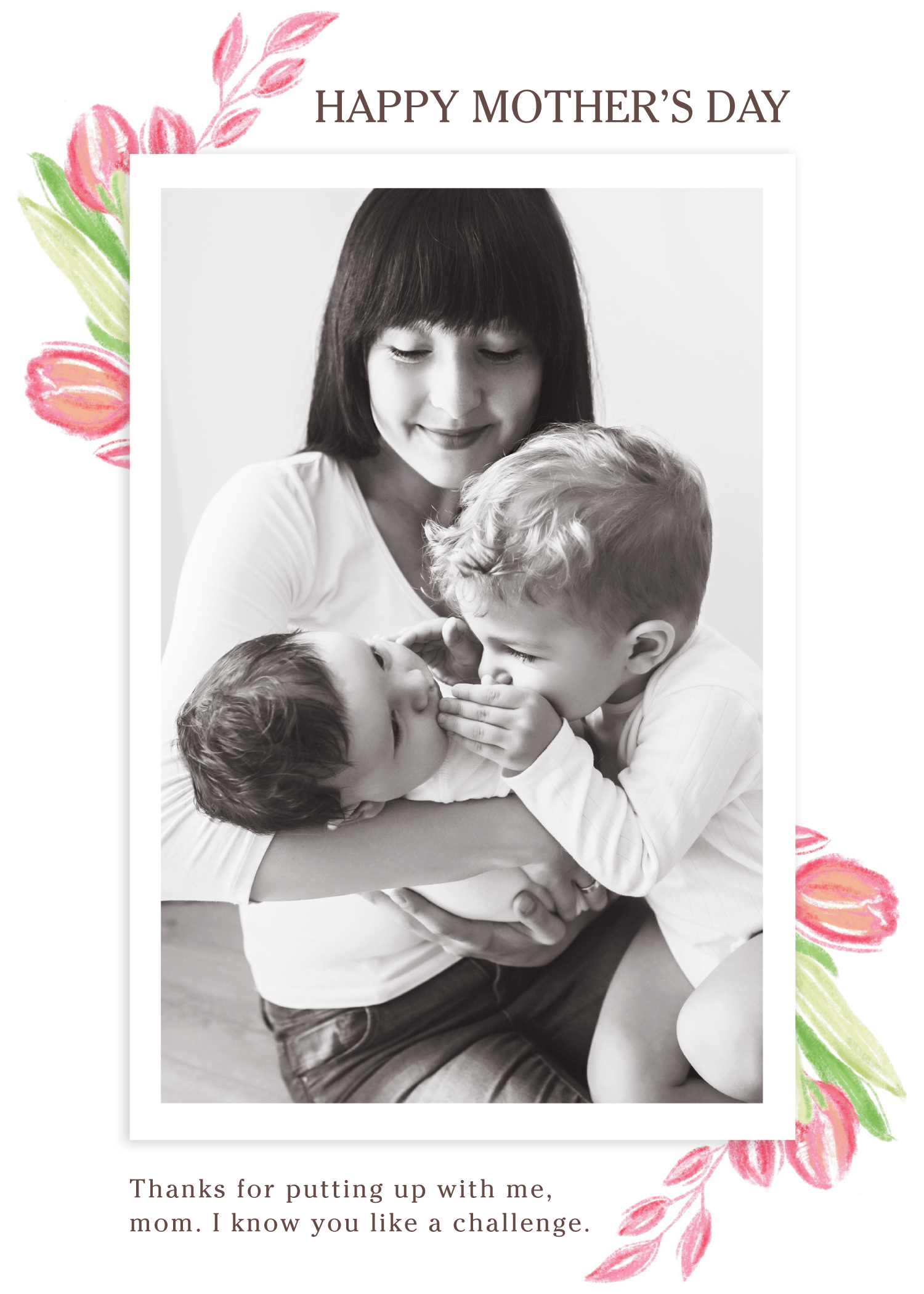 Cherished Moments Mother's Day Poster Design