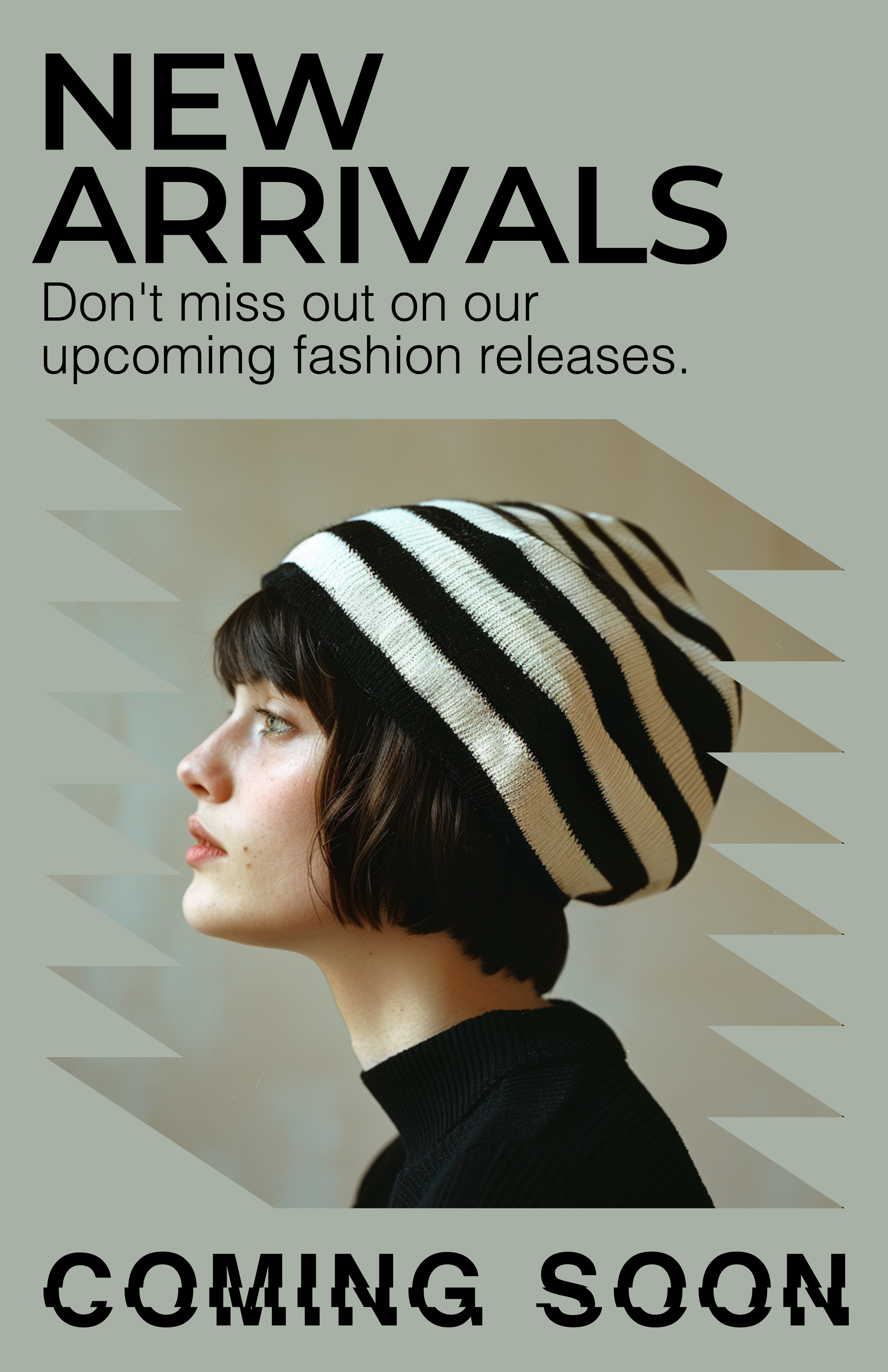 Template Chic New Arrivals Poster in Green