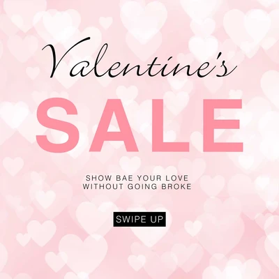 Template Valentine's Day Pink Love Social Post