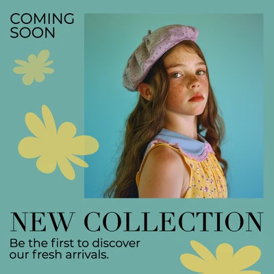 Template Trendy Instagram-Square Post in Aqua Hues