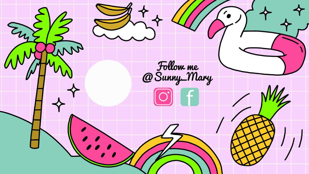 Template Vibrant Social Media Profile Post