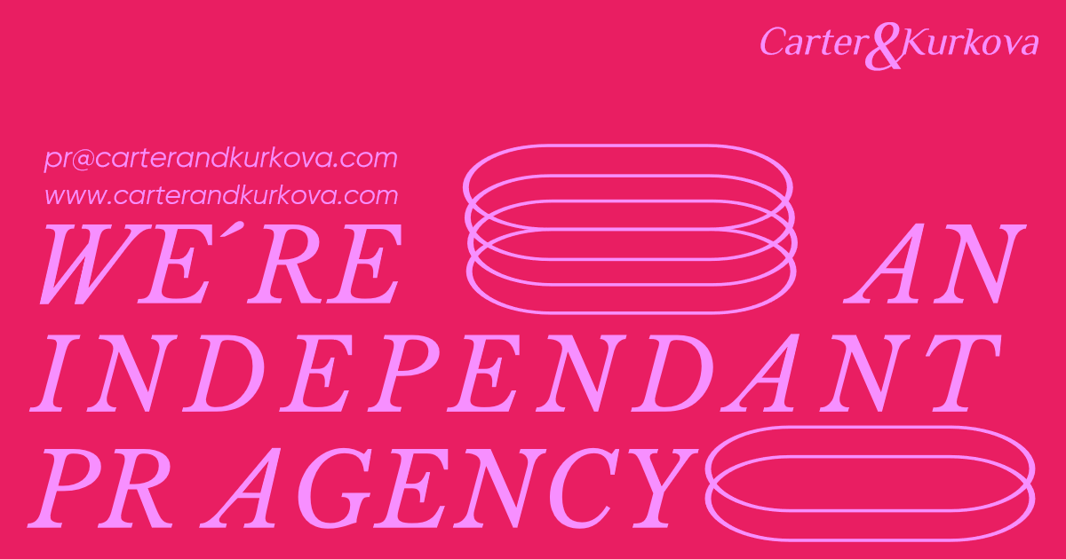 Bold Pink PR Agency Advertisement Poster