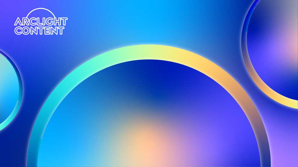 Template Sleek Blue and Yellow Abstract Post Design