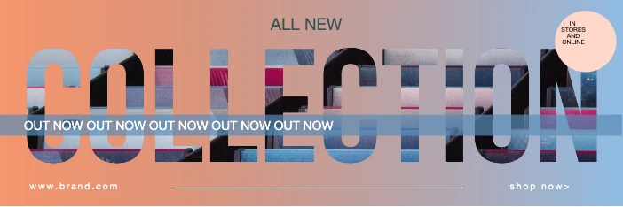 Template Chic New Collection Advert with Vibrant Colors