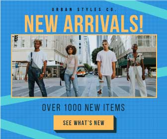 Trendy Urban Fashion New Arrivals Ad