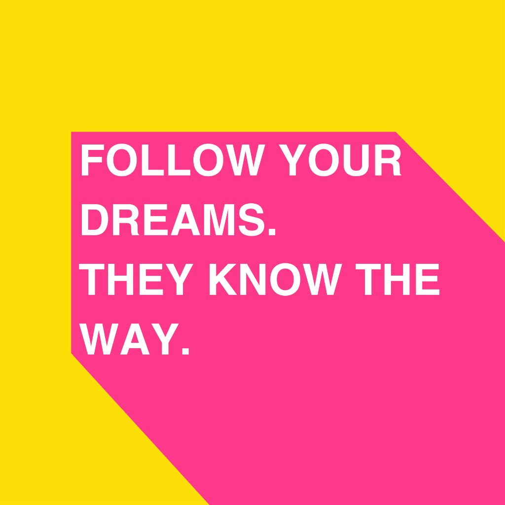 Vibrant Yellow and Pink Motivational Poster Design