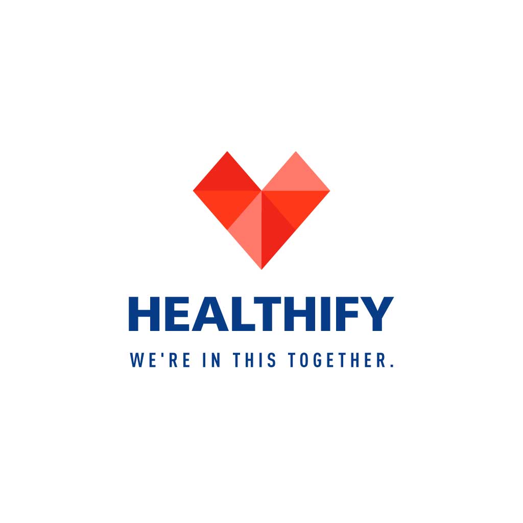 Template Vibrant Healthify Ad Design with Red and Blue