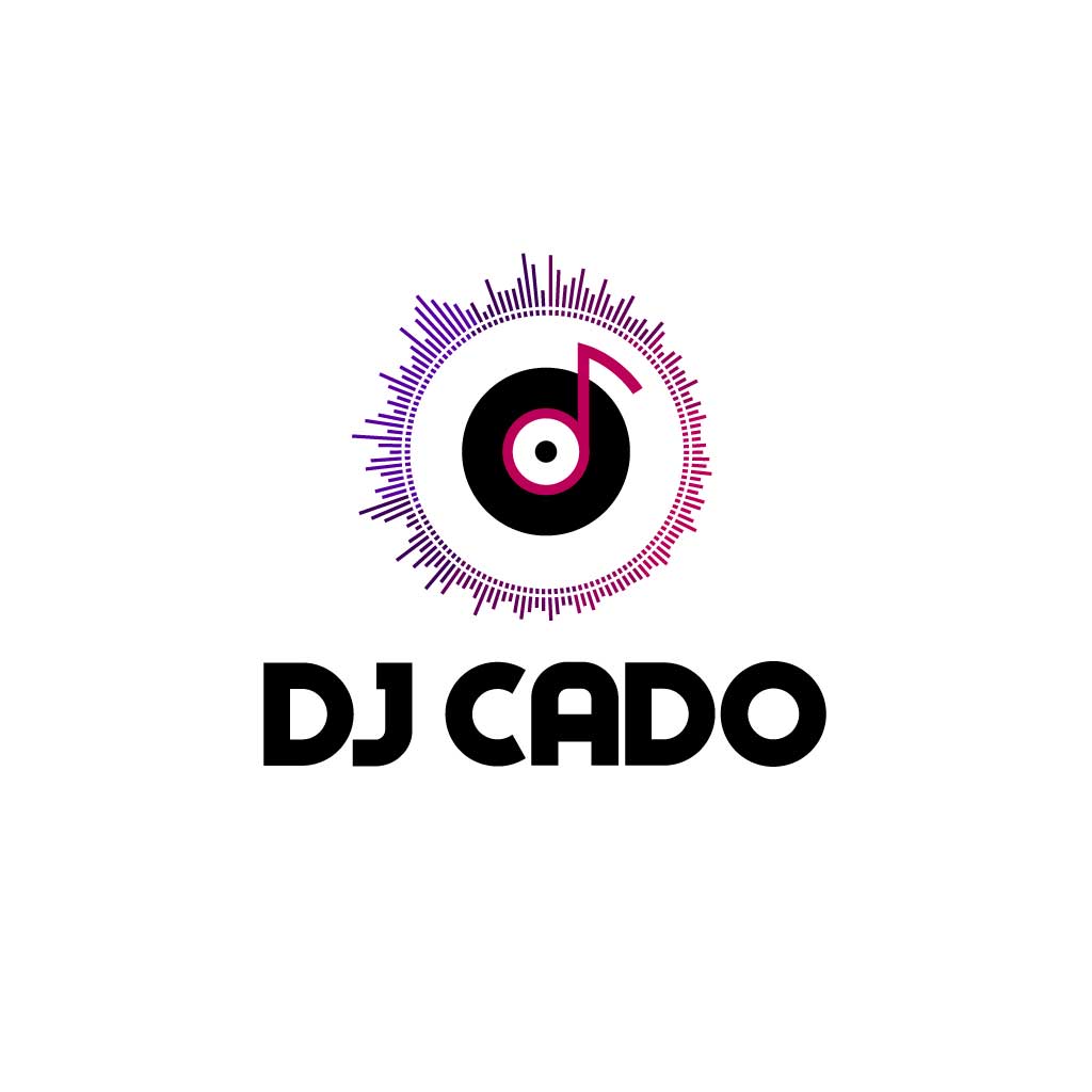 Vibrant Pink DJ Logo Social Media Post