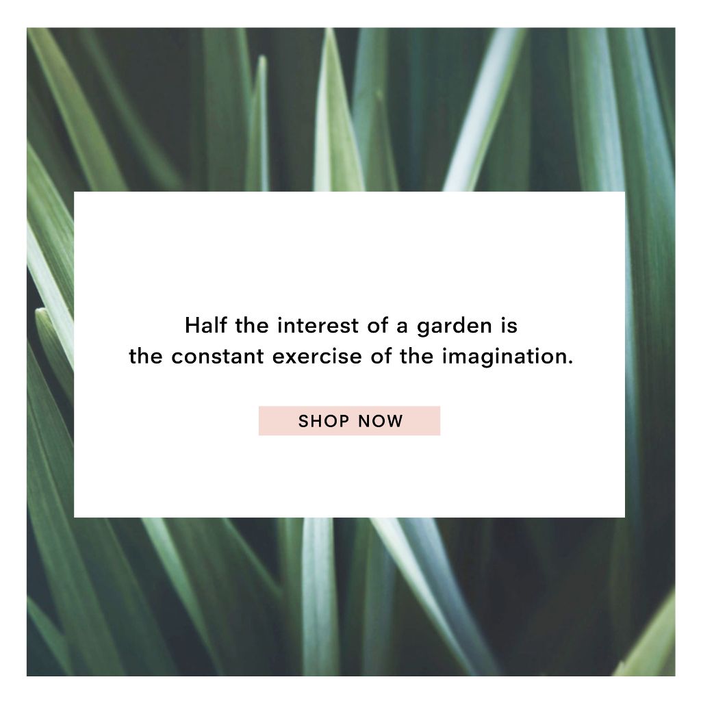 Green Inspiration Garden Ad Template