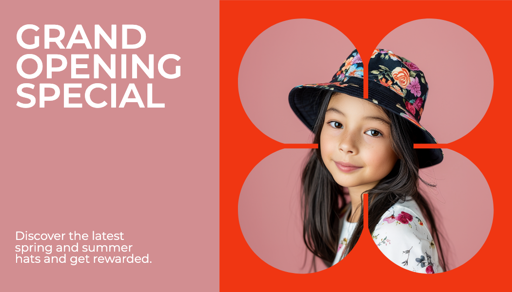 Template Grand Opening Gift Card in Red Theme