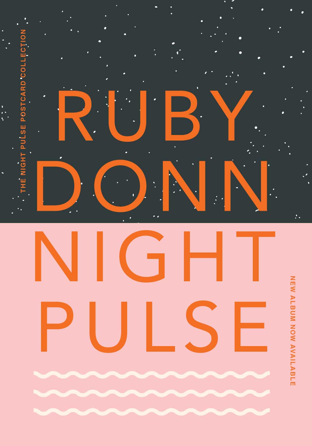 Ruby and Peach Night Album Poster