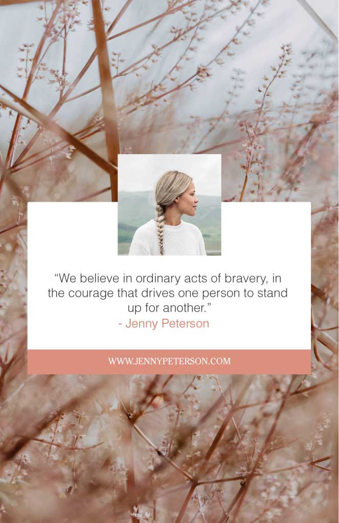 Template Elegant Pink Inspirational Quote Poster