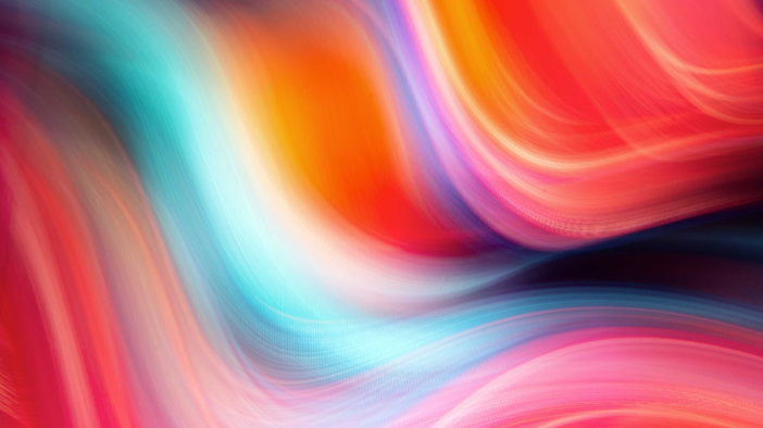 Template Vibrant Blue and Orange Poster Design Template